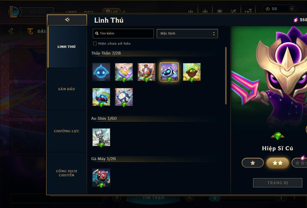 Acc Liên Minh Huyền Thoại/Đấu Trường Chân lý mã số 9088