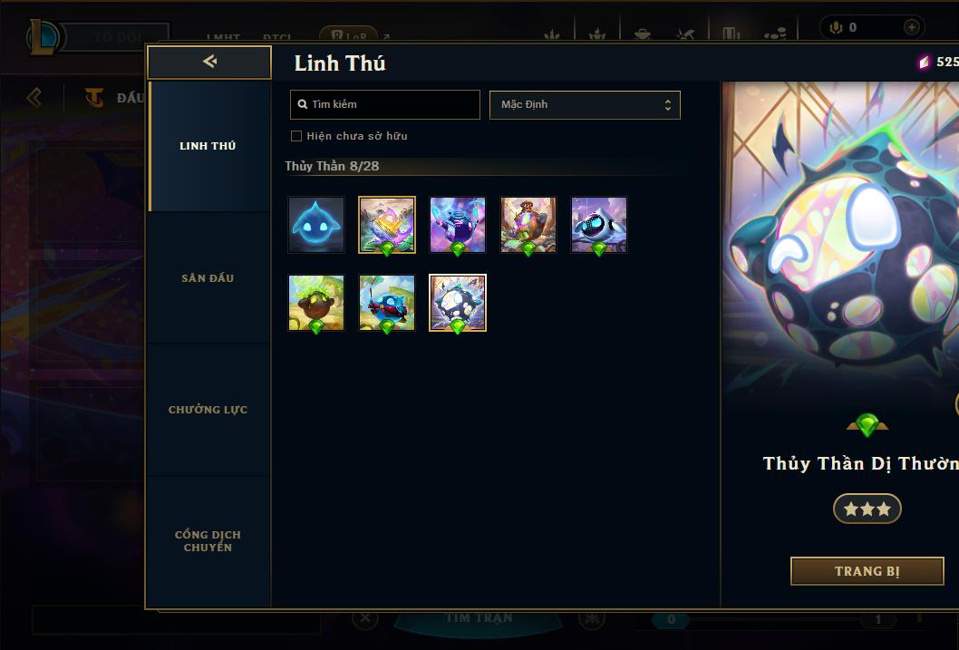 Acc Liên Minh Huyền Thoại/Đấu Trường Chân lý mã số 9098