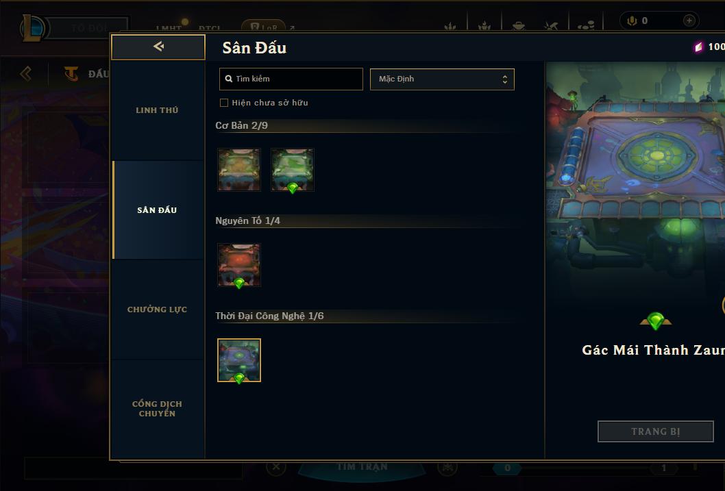 Acc Liên Minh Huyền Thoại/Đấu Trường Chân lý mã số 9118