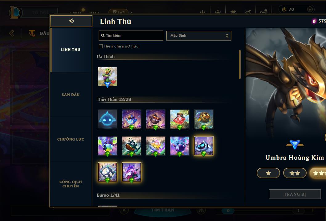 Acc Liên Minh Huyền Thoại/Đấu Trường Chân lý mã số 9149