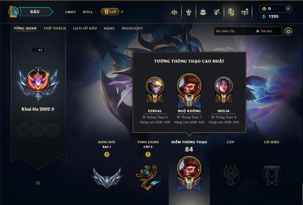 Acc Liên Minh Huyền Thoại/Đấu Trường Chân lý mã số 9151