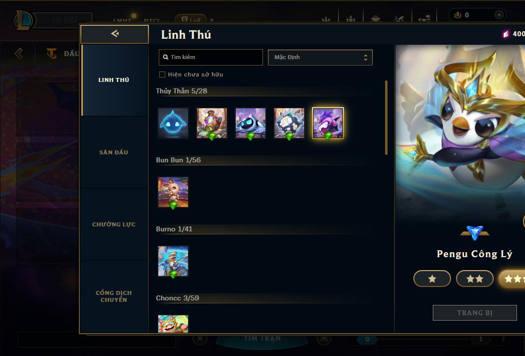 Acc Liên Minh Huyền Thoại/Đấu Trường Chân lý mã số 9152