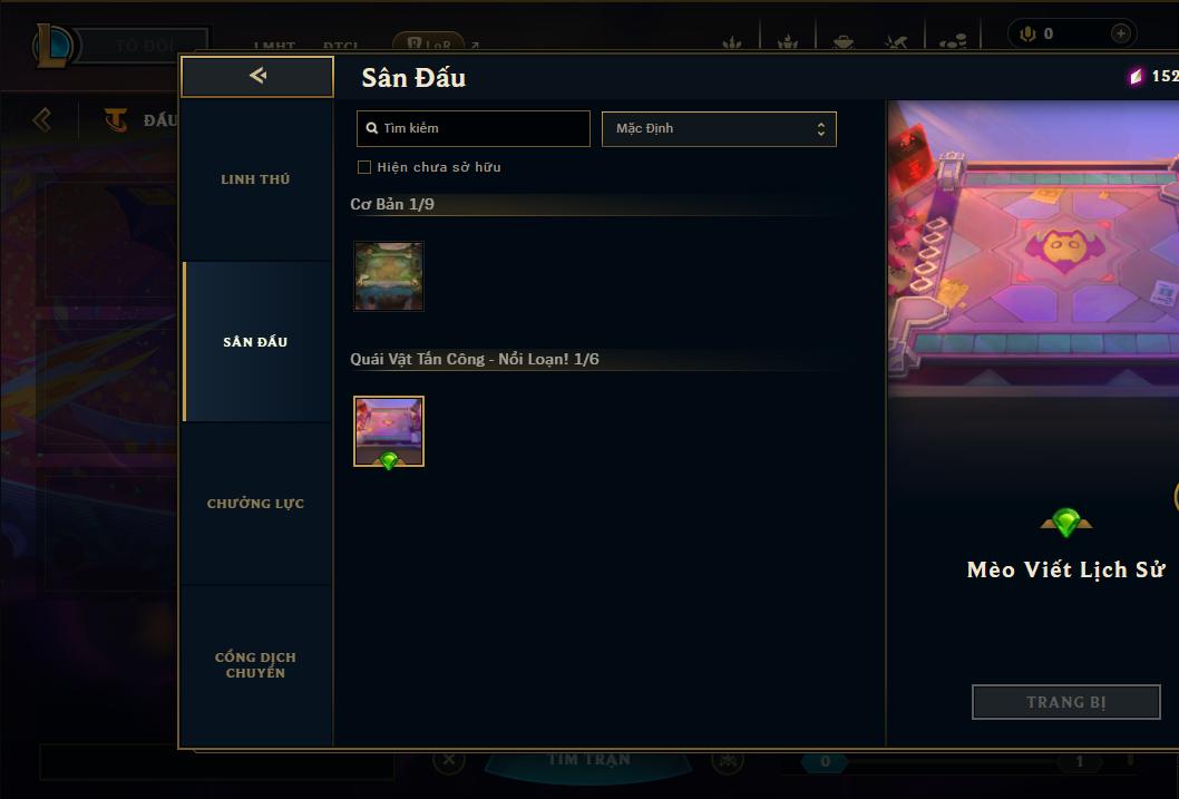 Acc Liên Minh Huyền Thoại/Đấu Trường Chân lý mã số 9154