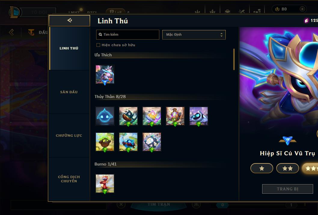 Acc Liên Minh Huyền Thoại/Đấu Trường Chân lý mã số 9155