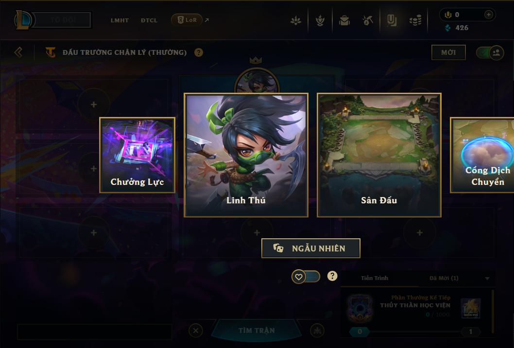 Acc Liên Minh Huyền Thoại/Đấu Trường Chân lý mã số 9159