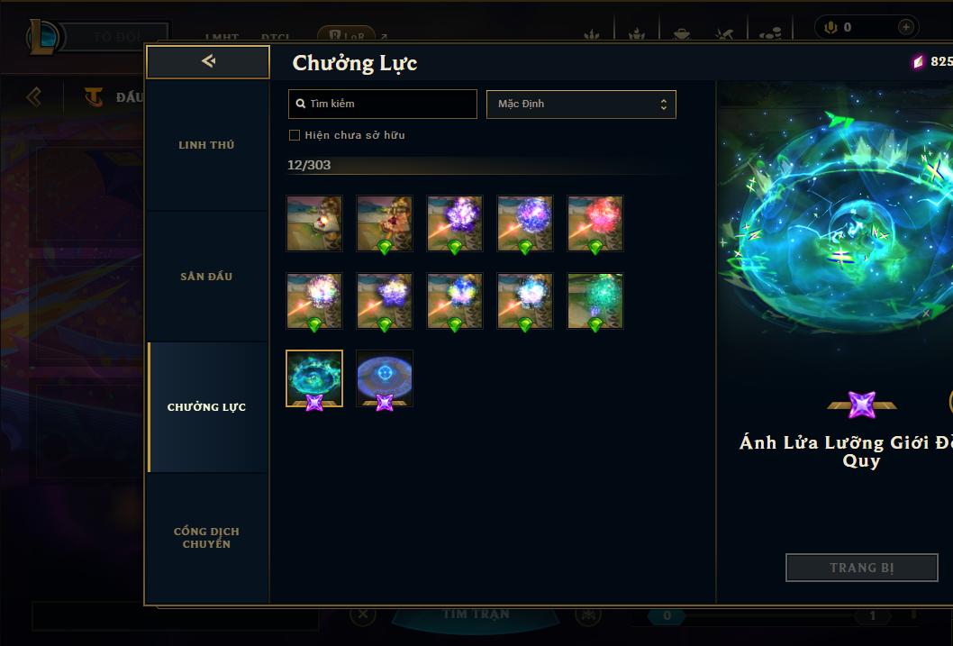 Acc Liên Minh Huyền Thoại/Đấu Trường Chân lý mã số 9161