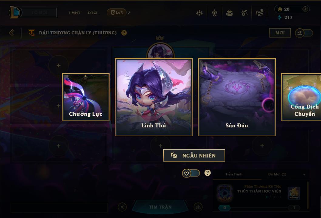 Acc Liên Minh Huyền Thoại/Đấu Trường Chân lý mã số 9164