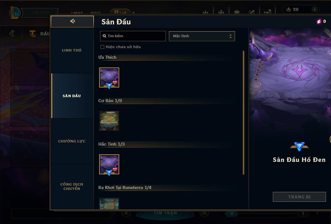 Acc Liên Minh Huyền Thoại/Đấu Trường Chân lý mã số 9164