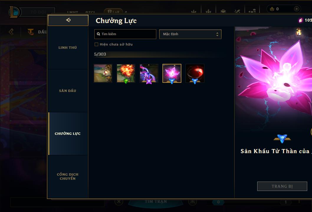 Acc Liên Minh Huyền Thoại/Đấu Trường Chân lý mã số 9165