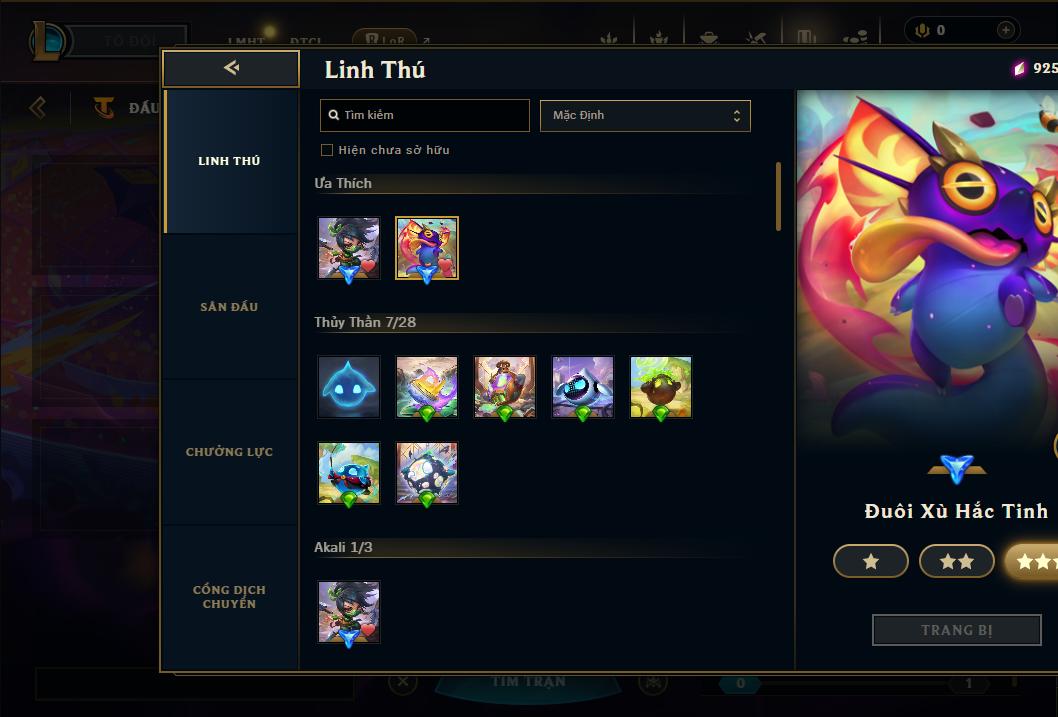 Acc Liên Minh Huyền Thoại/Đấu Trường Chân lý mã số 9168