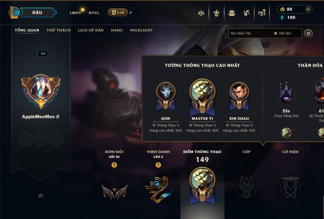 Acc Liên Minh Huyền Thoại/Đấu Trường Chân lý mã số 9172