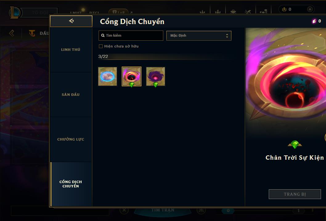 Acc Liên Minh Huyền Thoại/Đấu Trường Chân lý mã số 9174