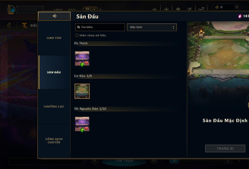 Acc Liên Minh Huyền Thoại/Đấu Trường Chân lý mã số 9185