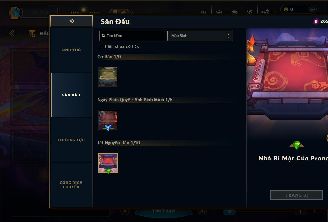 Acc Liên Minh Huyền Thoại/Đấu Trường Chân lý mã số 9189