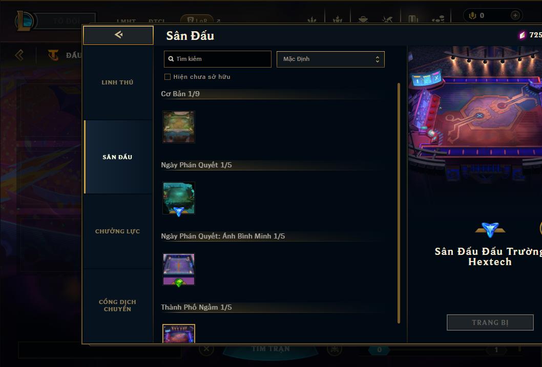 Acc Liên Minh Huyền Thoại/Đấu Trường Chân lý mã số 9191