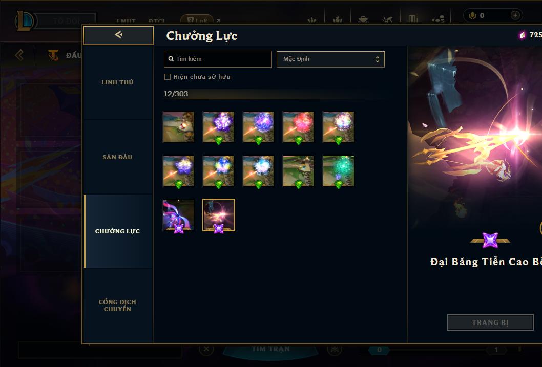 Acc Liên Minh Huyền Thoại/Đấu Trường Chân lý mã số 9191