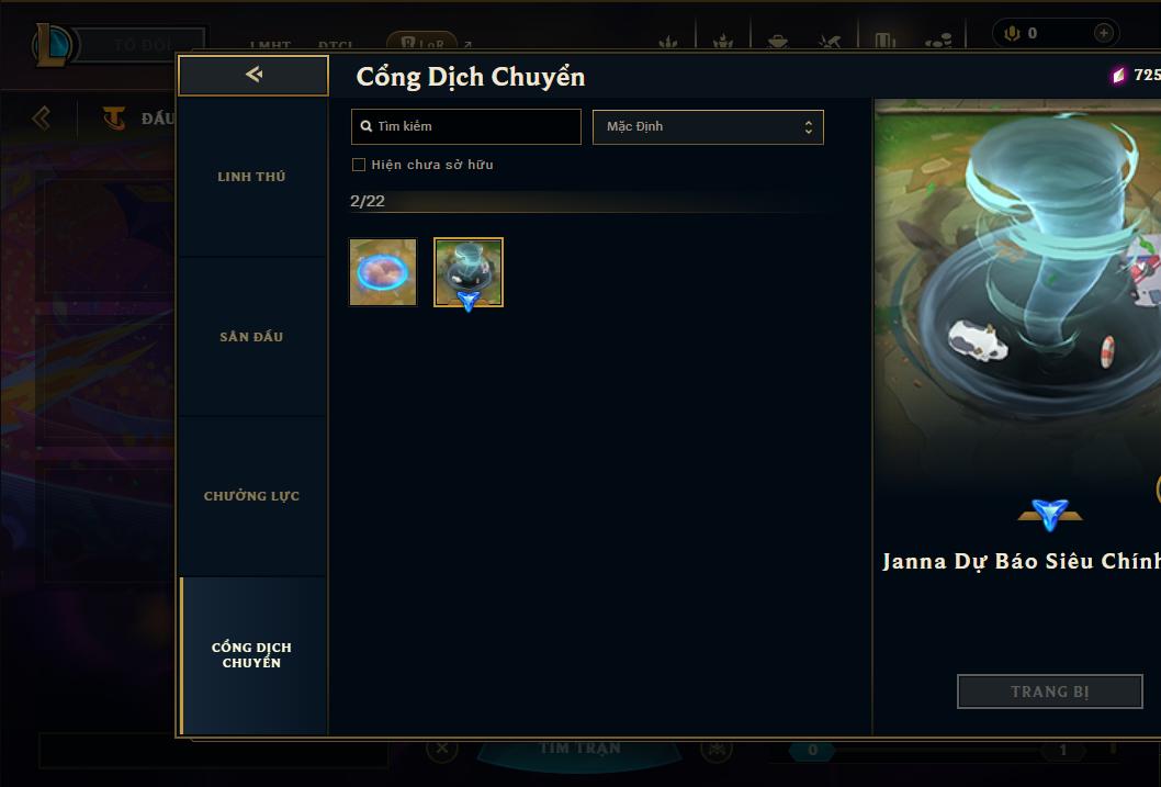 Acc Liên Minh Huyền Thoại/Đấu Trường Chân lý mã số 9191