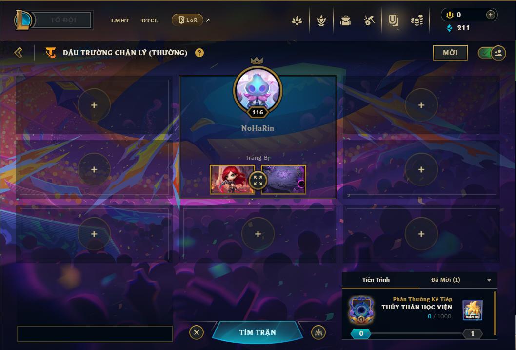 Acc Liên Minh Huyền Thoại/Đấu Trường Chân lý mã số 9192