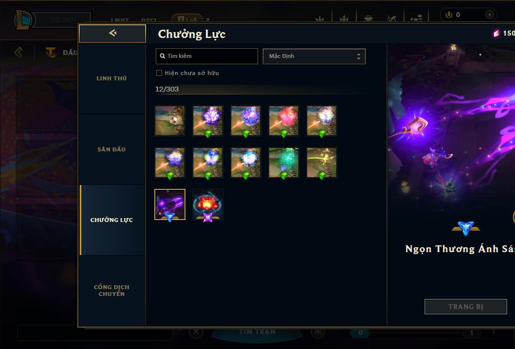 Acc Liên Minh Huyền Thoại/Đấu Trường Chân lý mã số 9193