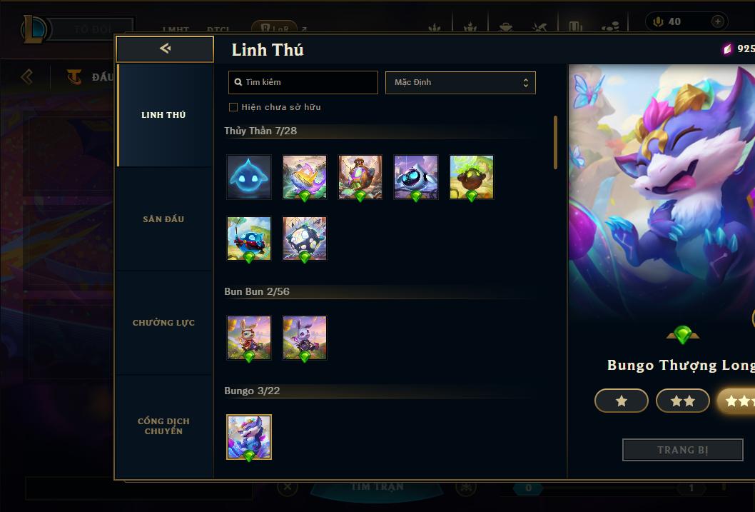 Acc Liên Minh Huyền Thoại/Đấu Trường Chân lý mã số 9194