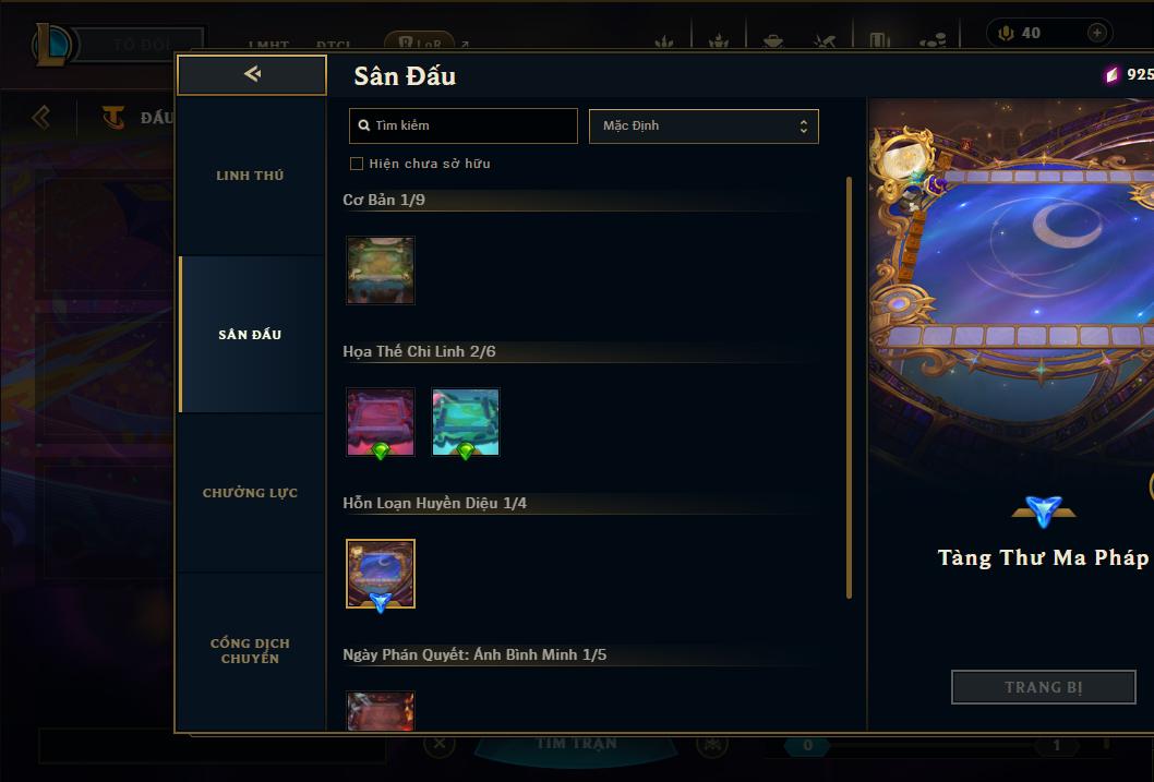 Acc Liên Minh Huyền Thoại/Đấu Trường Chân lý mã số 9194