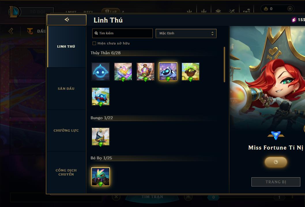 Acc Liên Minh Huyền Thoại/Đấu Trường Chân lý mã số 9198