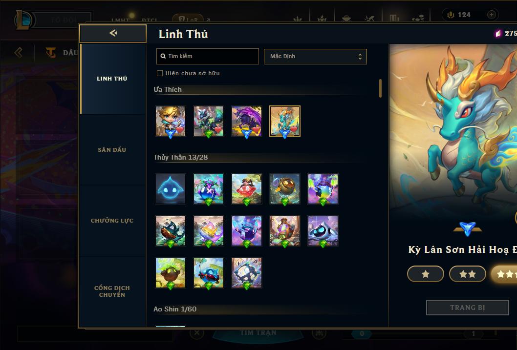 Acc Liên Minh Huyền Thoại/Đấu Trường Chân lý mã số 9204