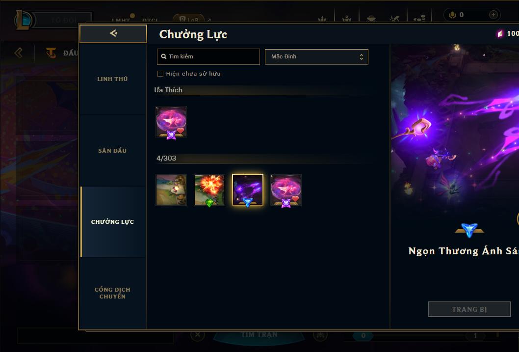 Acc Liên Minh Huyền Thoại/Đấu Trường Chân lý mã số 9205