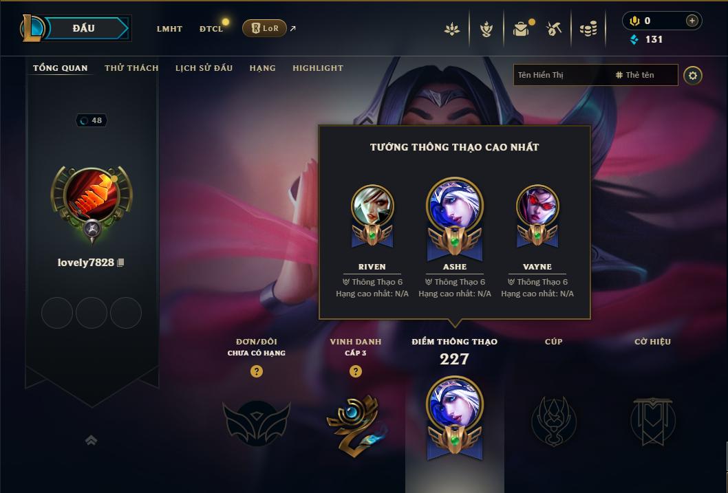 Acc Liên Minh Huyền Thoại/Đấu Trường Chân lý mã số 9228