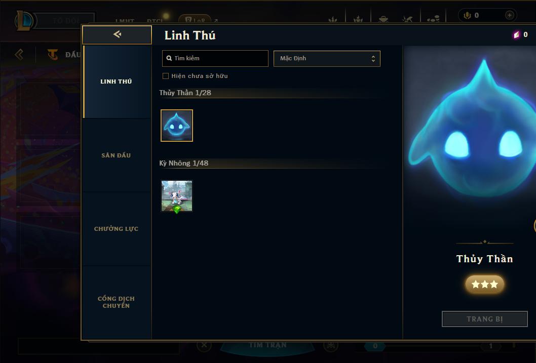 Acc Liên Minh Huyền Thoại/Đấu Trường Chân lý mã số 9234