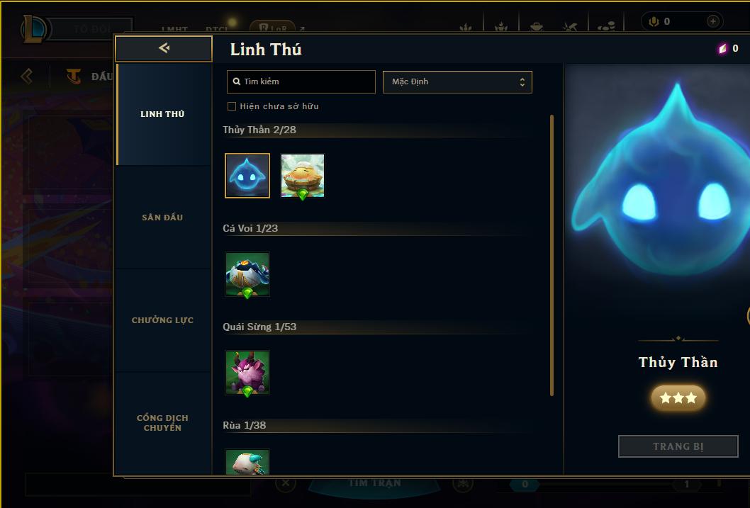 Acc Liên Minh Huyền Thoại/Đấu Trường Chân lý mã số 9241