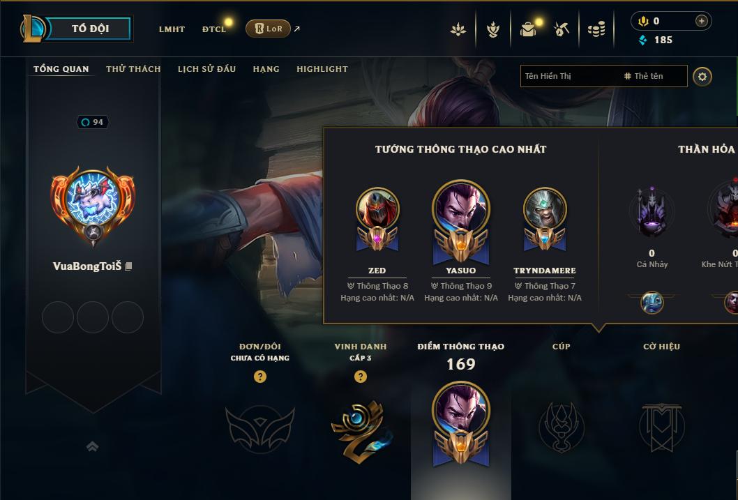 Acc Liên Minh Huyền Thoại/Đấu Trường Chân lý mã số 9246