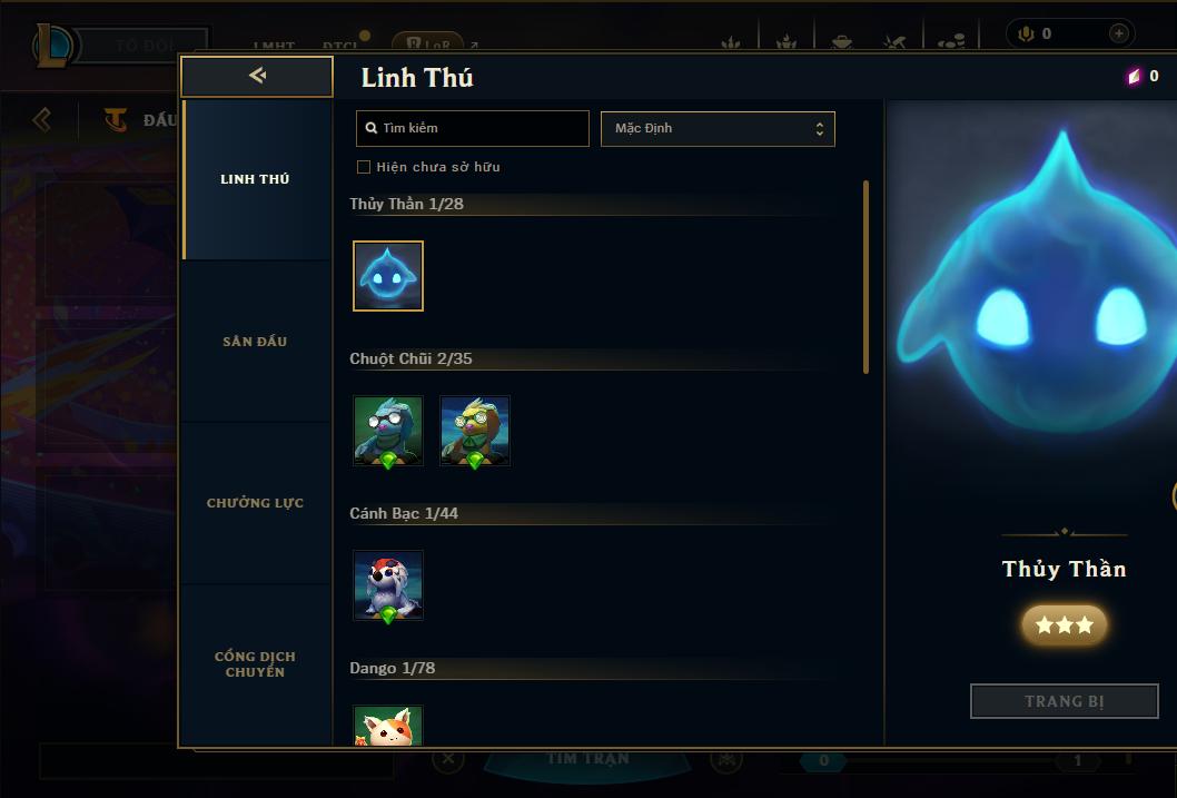 Acc Liên Minh Huyền Thoại/Đấu Trường Chân lý mã số 9246