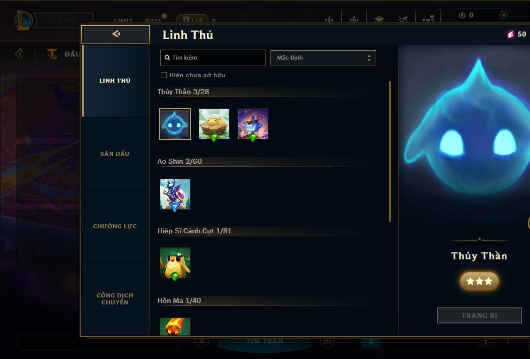 Acc Liên Minh Huyền Thoại/Đấu Trường Chân lý mã số 9247