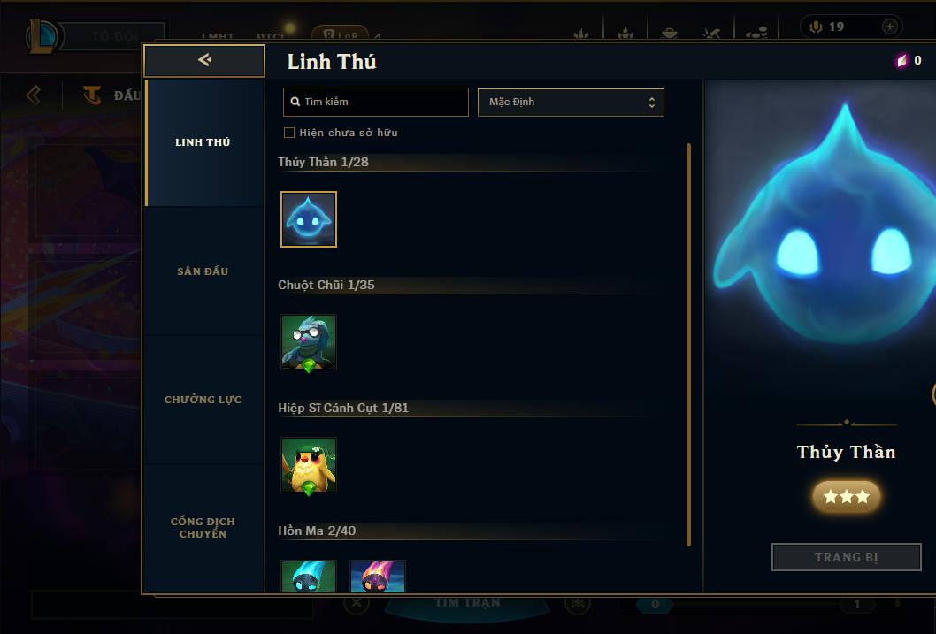 Acc Liên Minh Huyền Thoại/Đấu Trường Chân lý mã số 9250