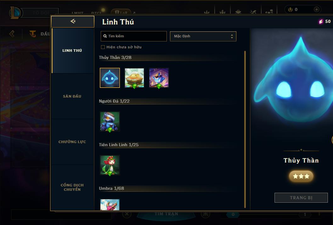 Acc Liên Minh Huyền Thoại/Đấu Trường Chân lý mã số 9253