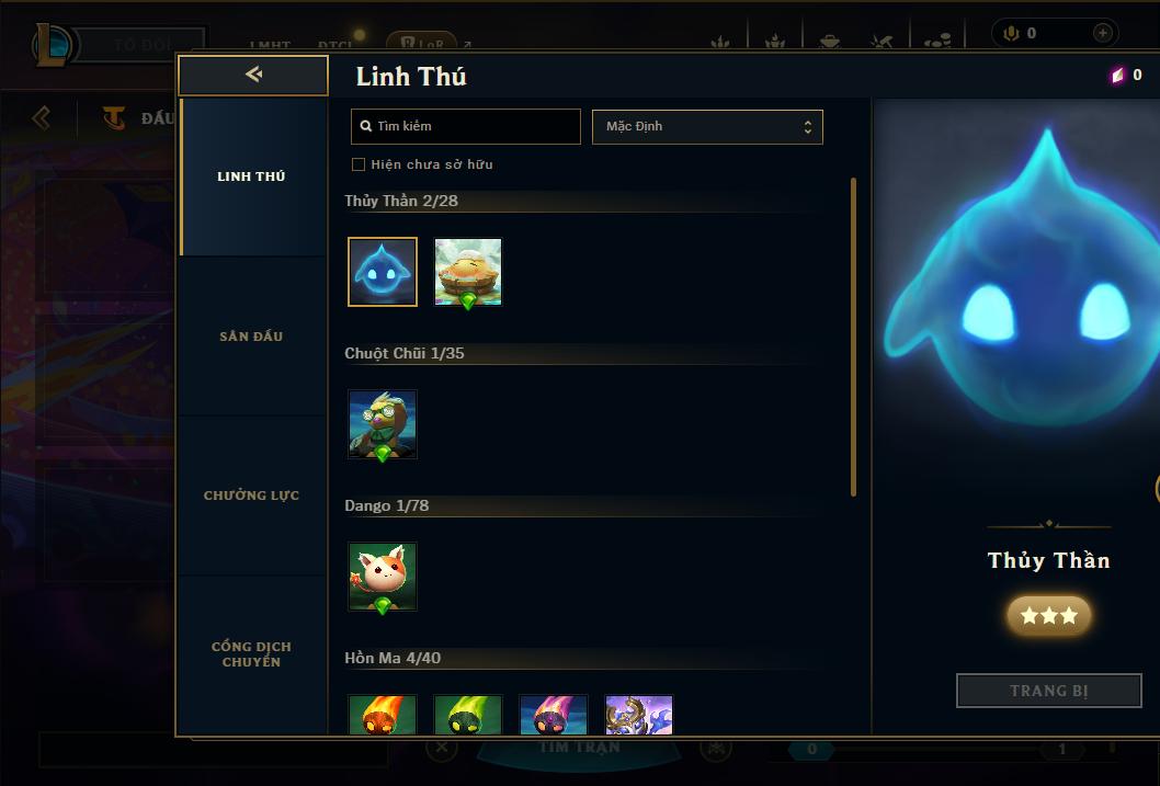 Acc Liên Minh Huyền Thoại/Đấu Trường Chân lý mã số 9260