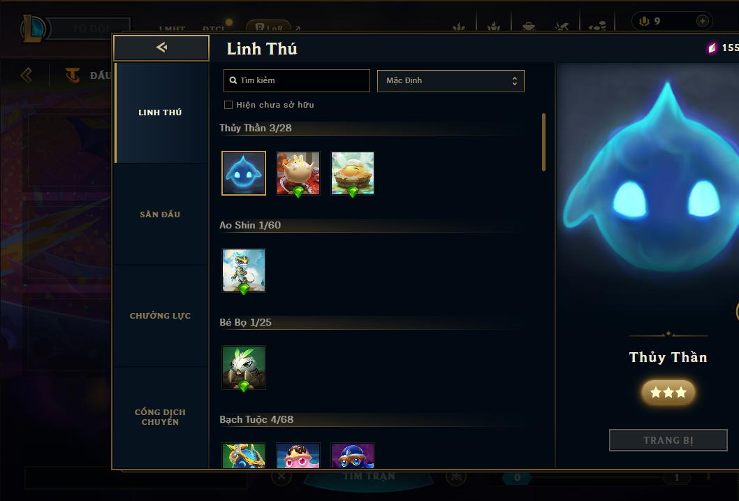 Acc Liên Minh Huyền Thoại/Đấu Trường Chân lý mã số 9264