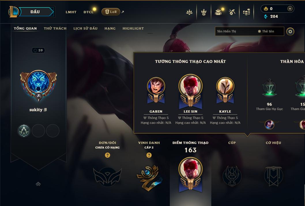 Acc Liên Minh Huyền Thoại/Đấu Trường Chân lý mã số 9287