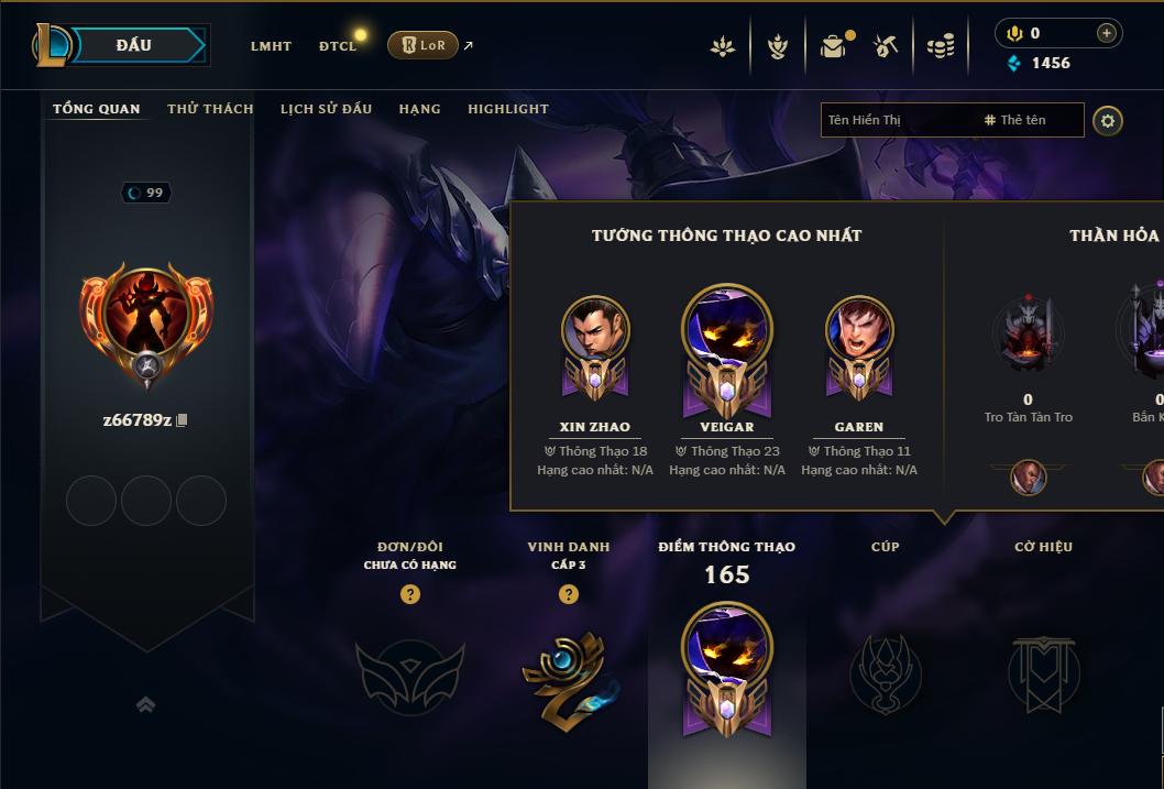 Acc Liên Minh Huyền Thoại/Đấu Trường Chân lý mã số 9293