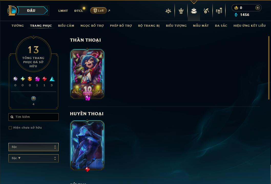 Acc Liên Minh Huyền Thoại/Đấu Trường Chân lý mã số 9293