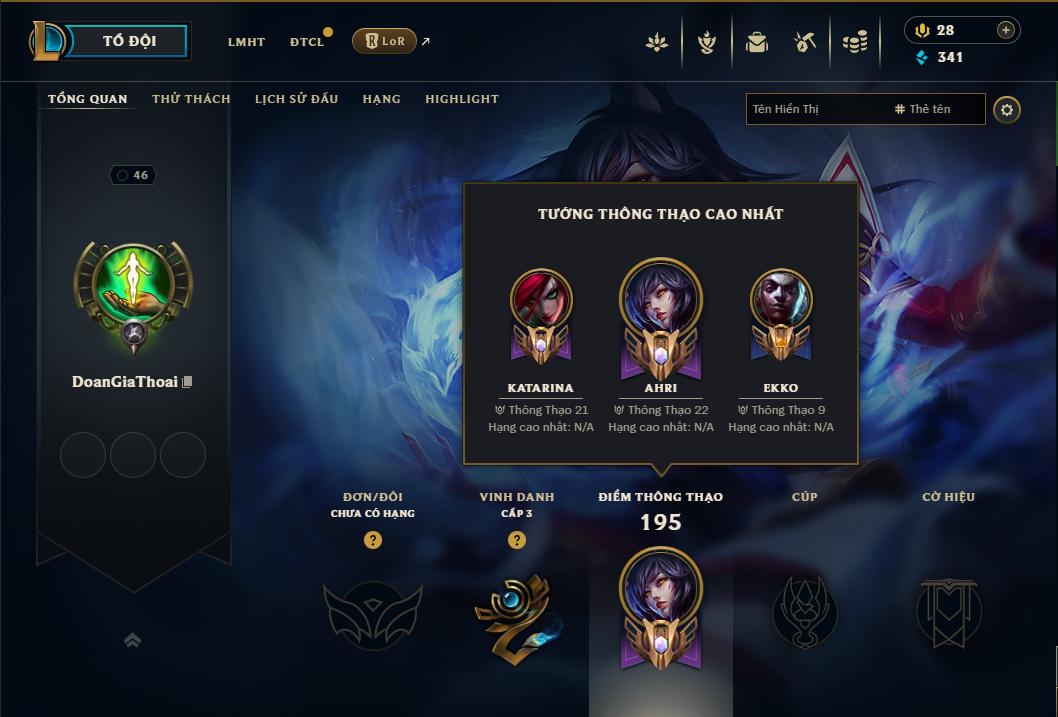 Acc Liên Minh Huyền Thoại/Đấu Trường Chân lý mã số 9300