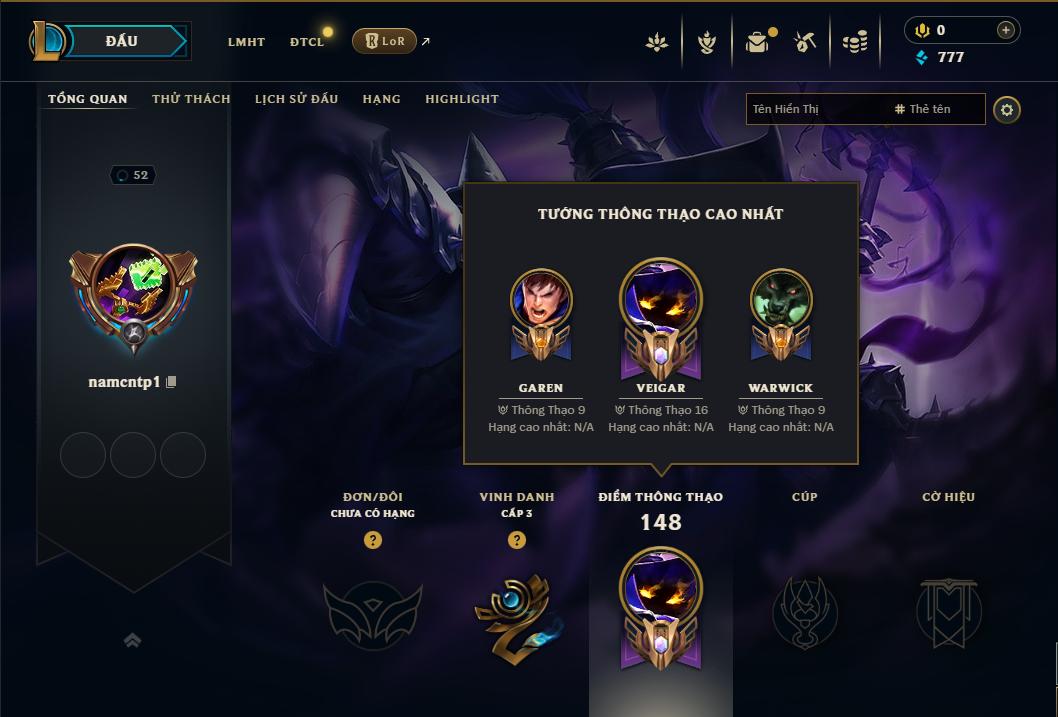 Acc Liên Minh Huyền Thoại/Đấu Trường Chân lý mã số 9309