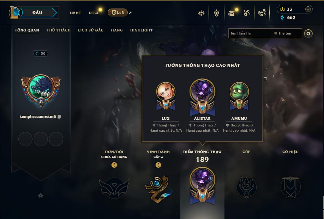 Acc Liên Minh Huyền Thoại/Đấu Trường Chân lý mã số 9315