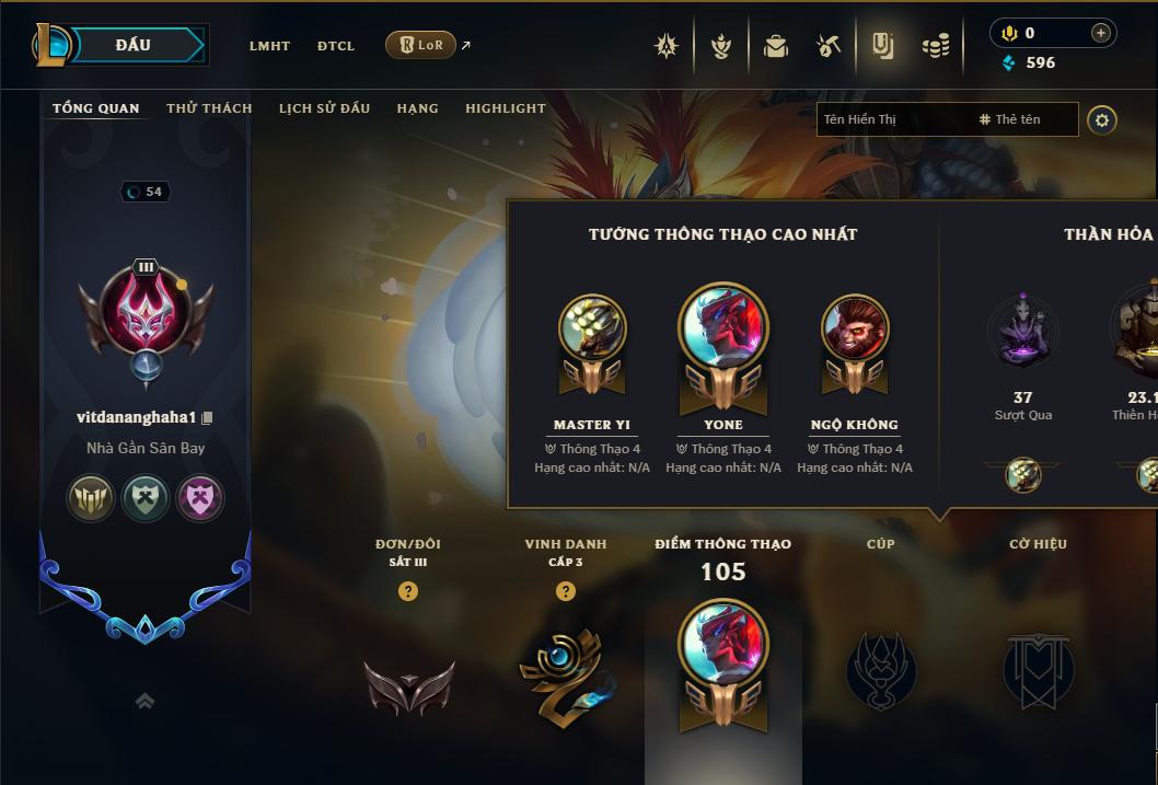 Acc Liên Minh Huyền Thoại/Đấu Trường Chân lý mã số 9341