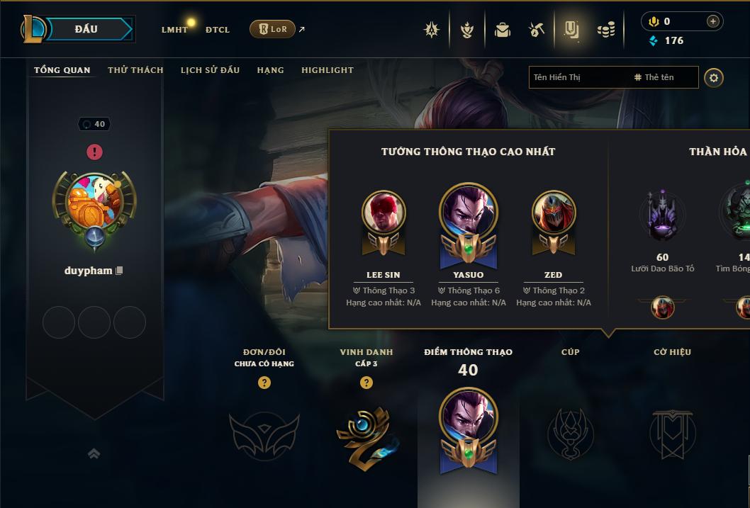 Acc Liên Minh Huyền Thoại/Đấu Trường Chân lý mã số 9343