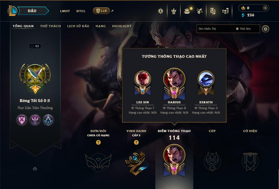 Acc Liên Minh Huyền Thoại/Đấu Trường Chân lý mã số 9346