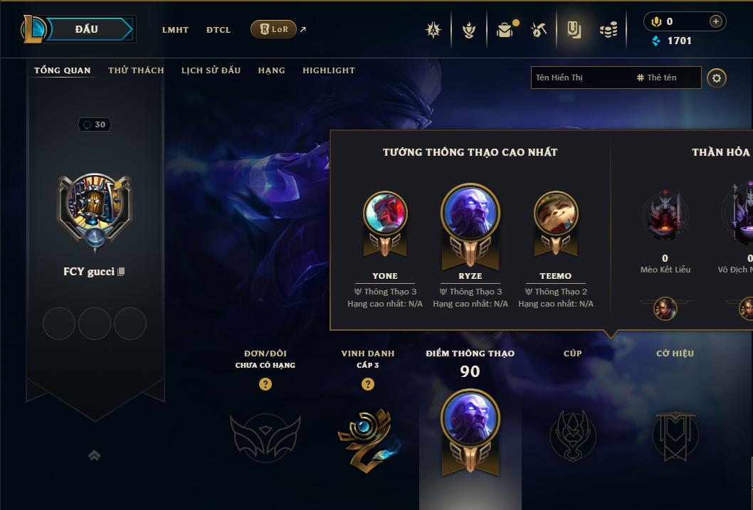 Acc Liên Minh Huyền Thoại/Đấu Trường Chân lý mã số 9349