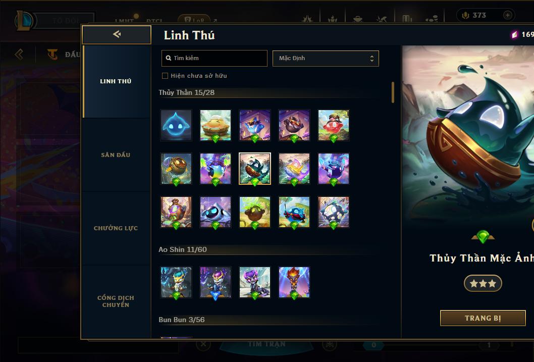 Acc Liên Minh Huyền Thoại/Đấu Trường Chân lý mã số 9351