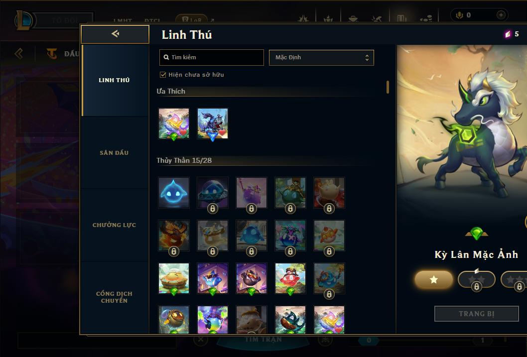 Acc Liên Minh Huyền Thoại/Đấu Trường Chân lý mã số 9356